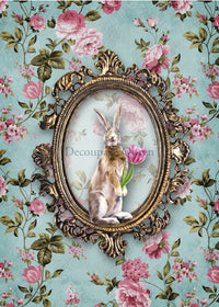 Mr. Cottontail 0547, rice paper design by Decoupage queen, arts & entertainment > hobbies & creative arts > arts & crafts, for decoupage and crafting