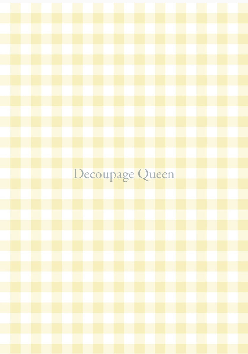 Yellow Gingham 0544
