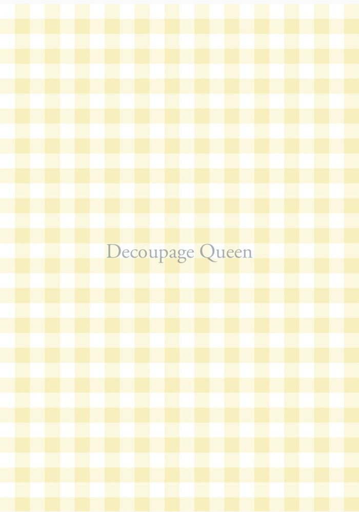 Yellow Gingham 0544