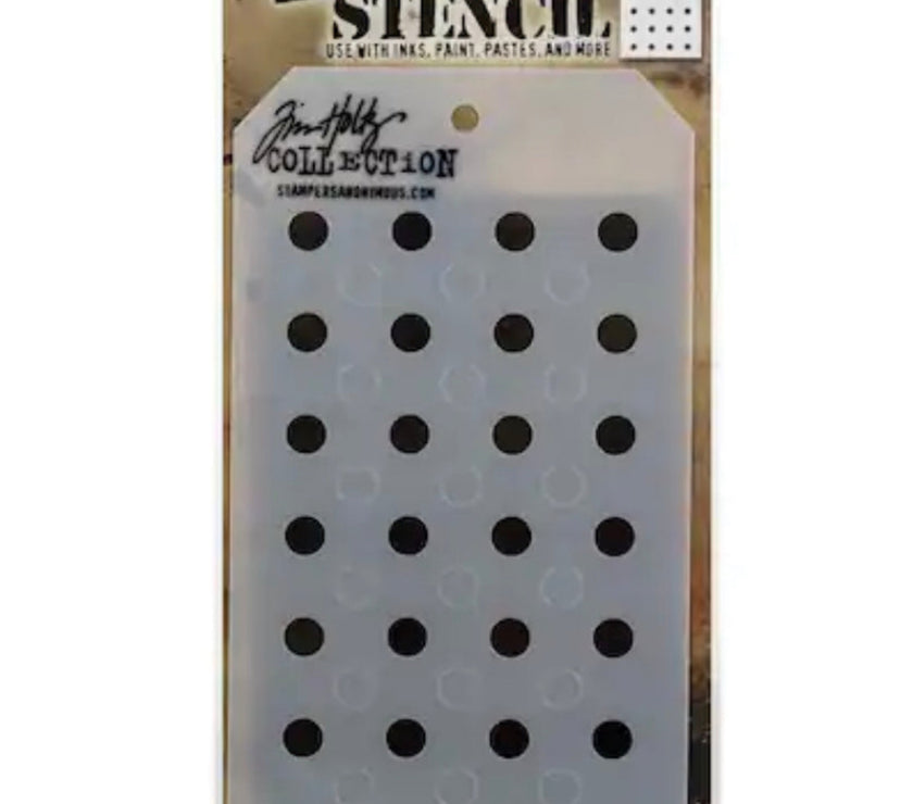 Tim Holtz Stencil Dots
