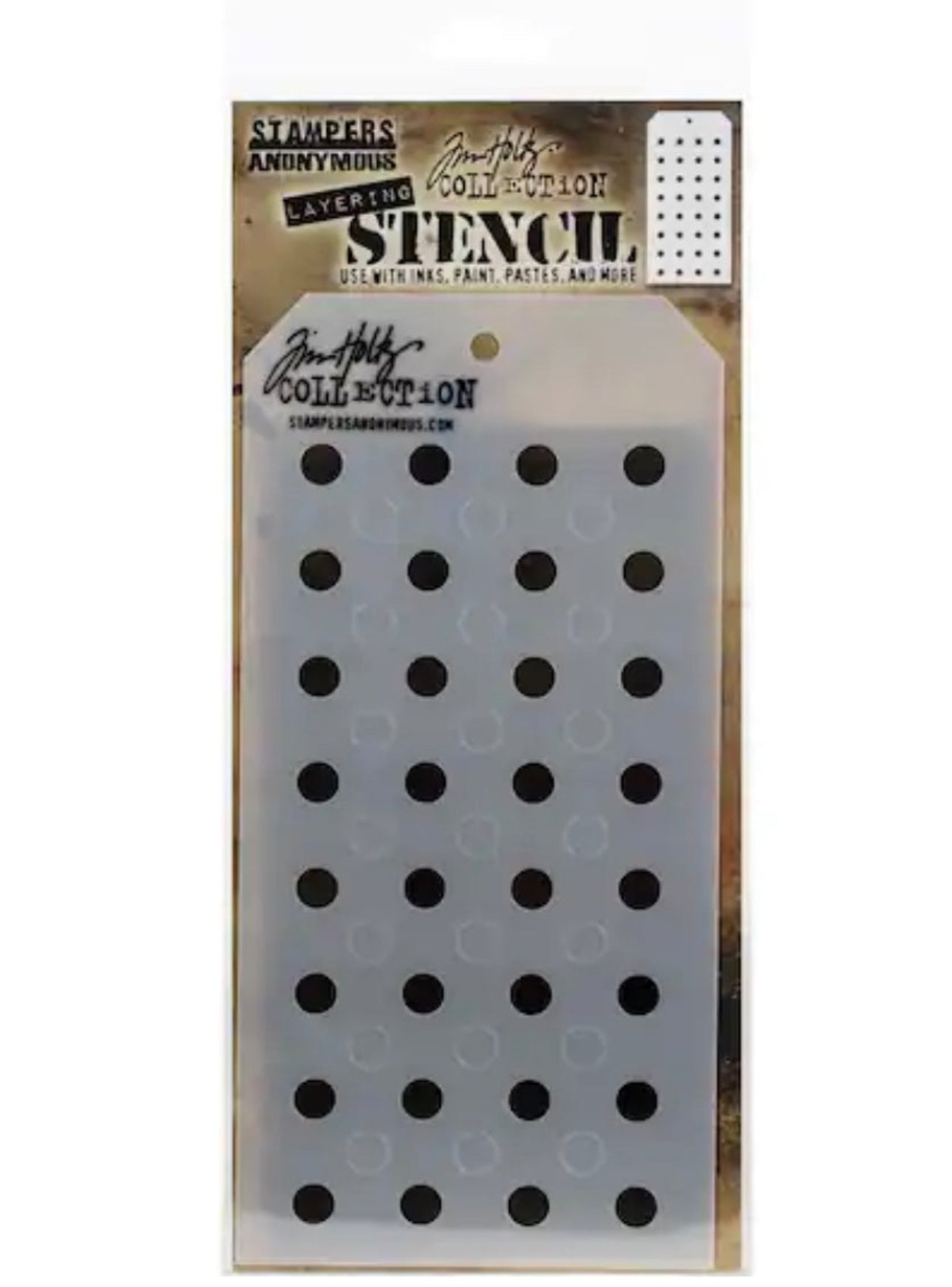 Tim Holtz Stencil Dots