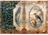 Vintage Birds Junk Journal Kit