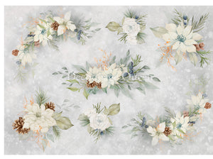 Christmas Florals Dainty and the Queen 5011