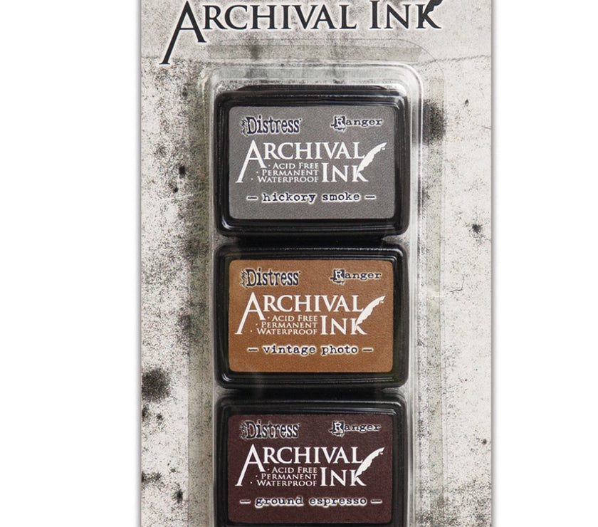 Tim Holtz Mini Archival Ink Pad Kit #3