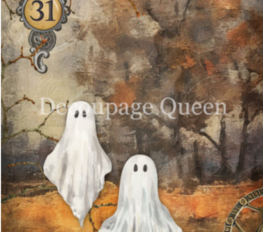 Decoupage Queen Haunted Forest Rice Paper