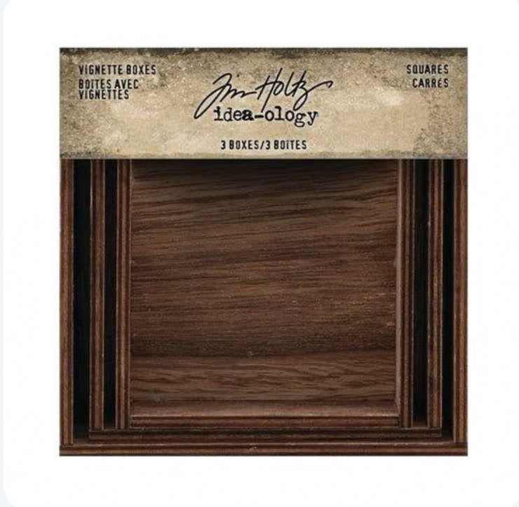 Tim Holtz Vignette Boxes Squares