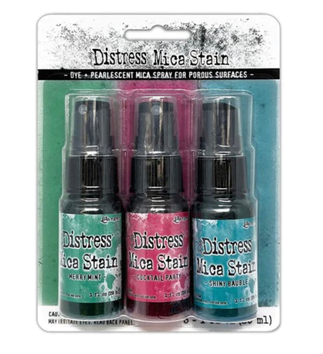 Tim Holtz Distress Holiday Mica Spray Sets