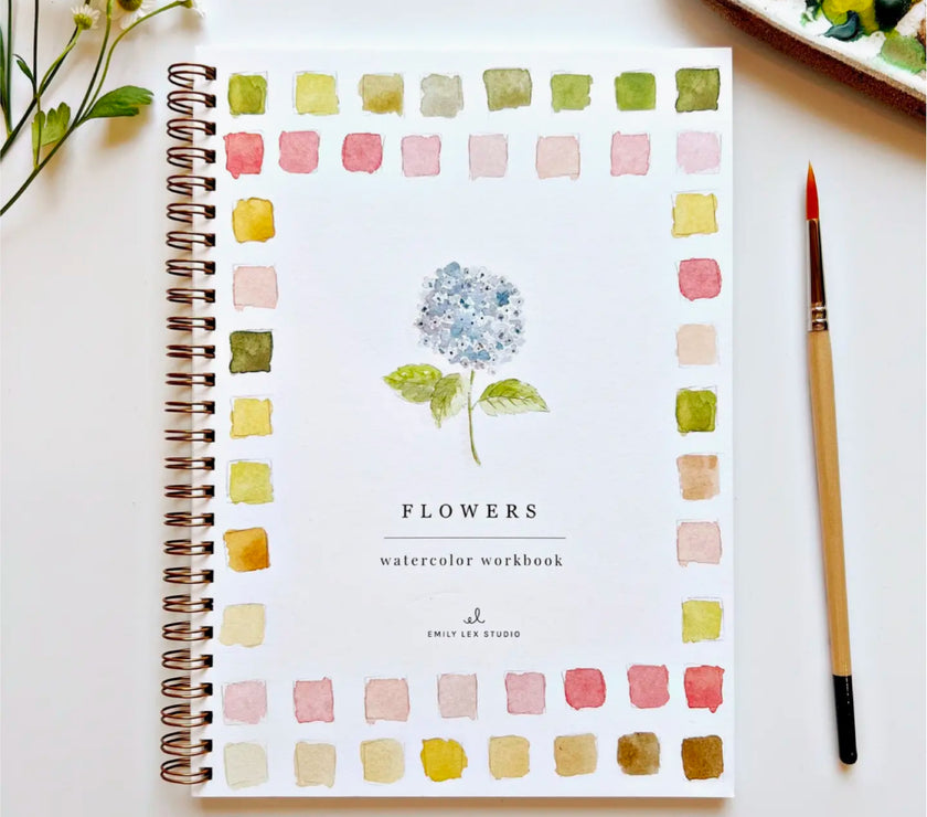 Emily Lex Watercolor Workbooks and Brushes