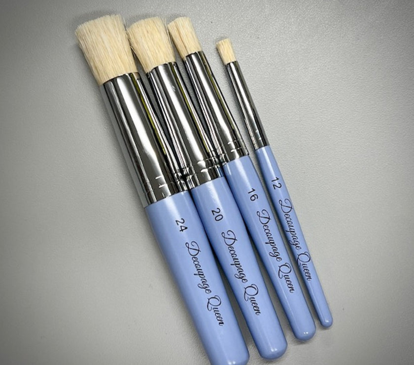 Decoupage Queen Stencil Brushes