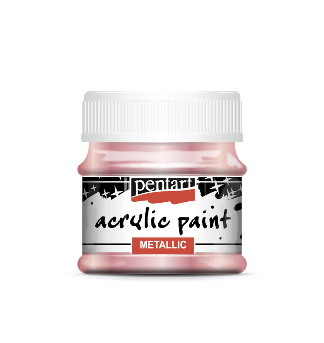 Pentart Acrylic paint metallic 50 ml Rose