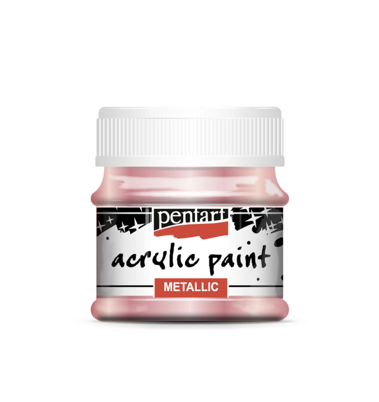 Pentart Acrylic paint metallic 50 ml Rose