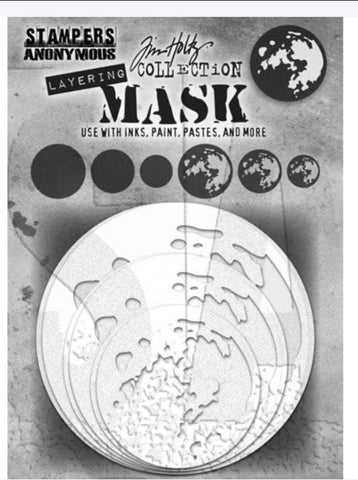 Tim Holtz Stencil Moon Mask