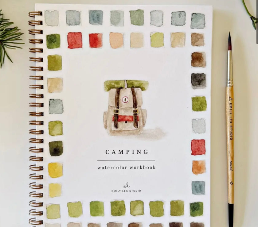 Emily Lex Watercolor Workbooks and Brushes