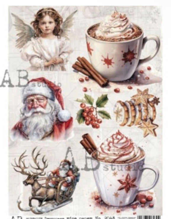 Peppermint Cocoa Rice Paper ABRP_2043