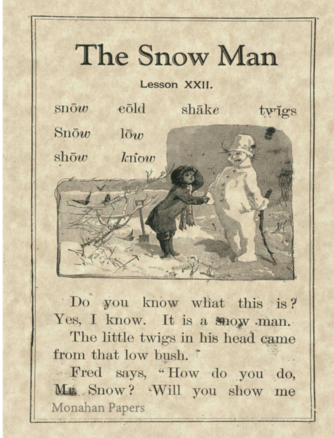 Lesson XXII Snow (002) SPS48