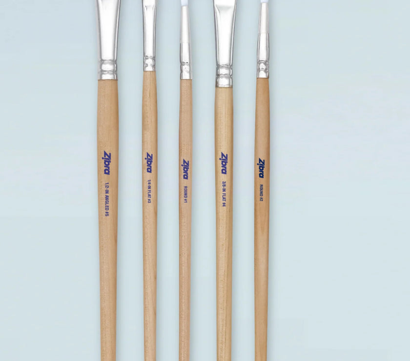 Zibra Small Artist Brushes set of 5