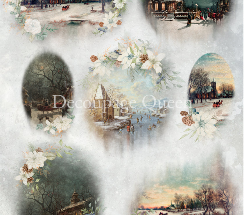 Dainty and the Queen Winter Scenes