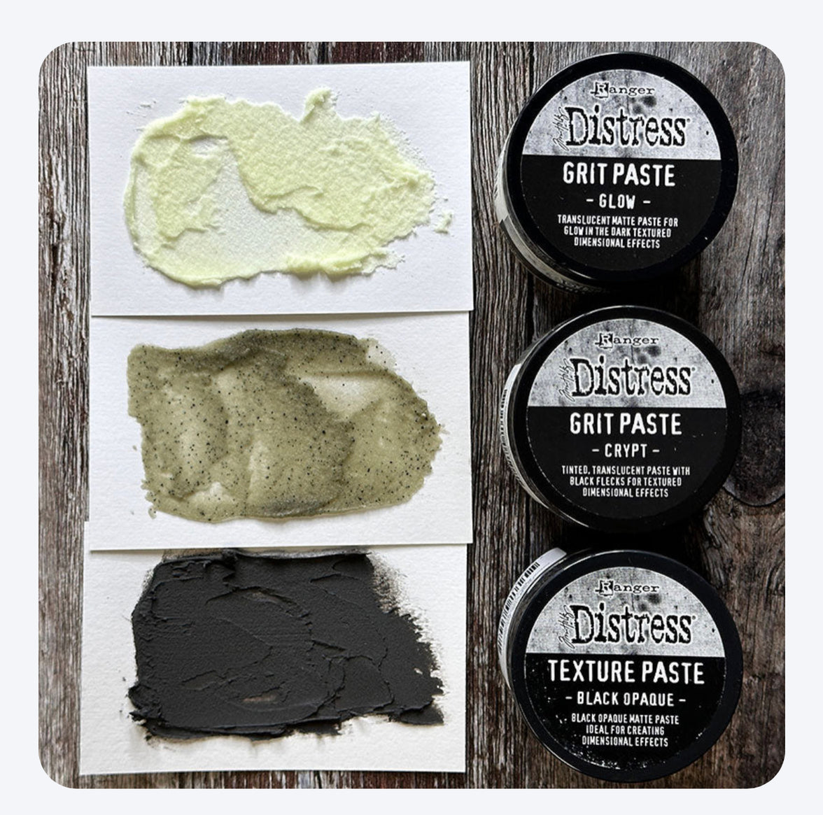 Tim Holtz Halloween Texture Paste, Black Opaque