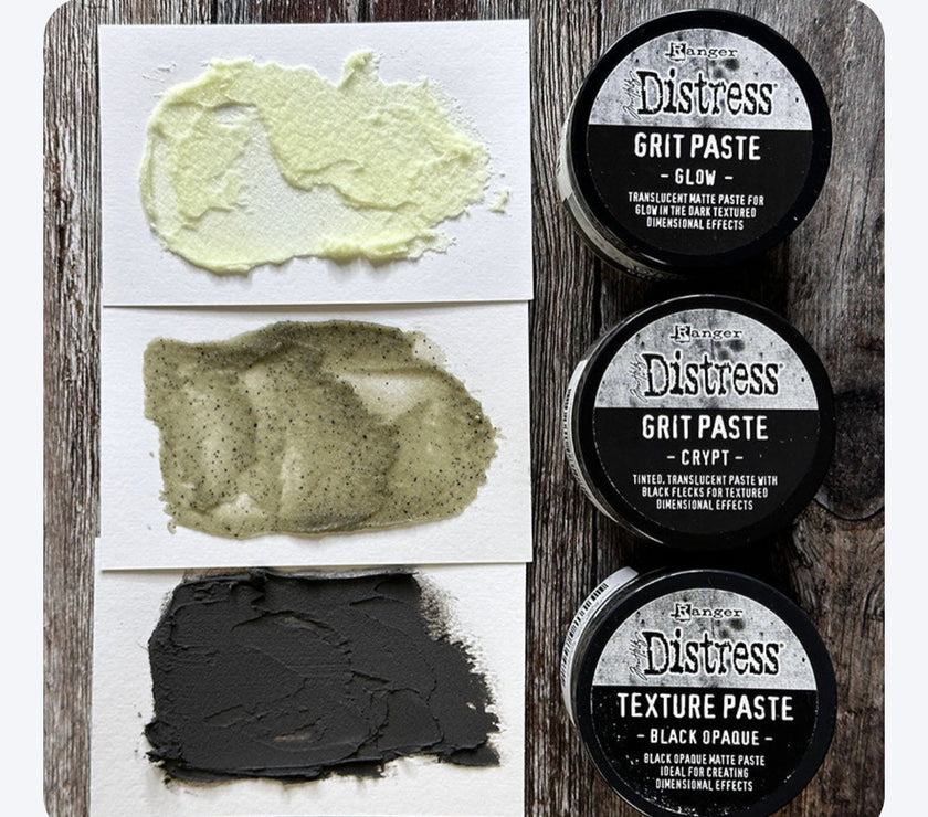 Tim Holtz Halloween Texture Paste, Black Opaque