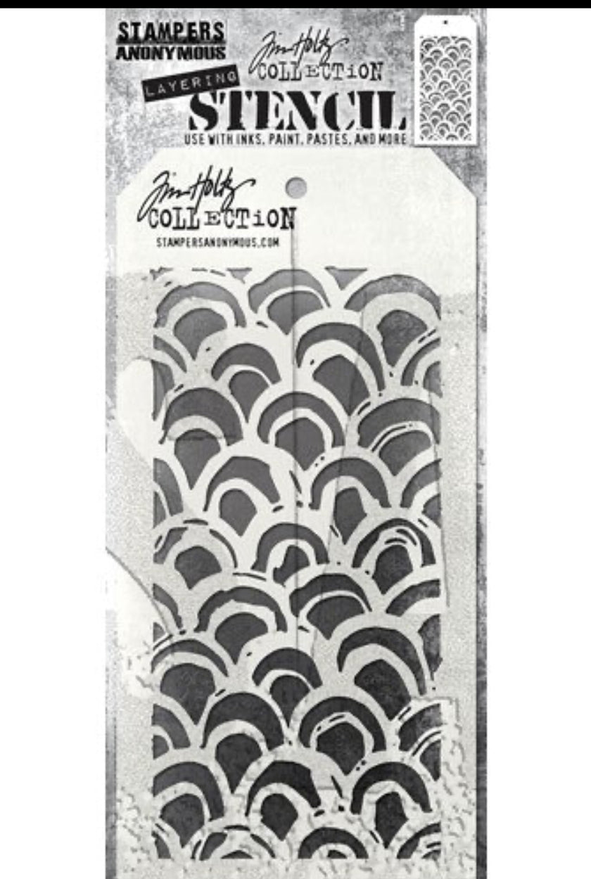Tim Holtz Stencil Brush Arch