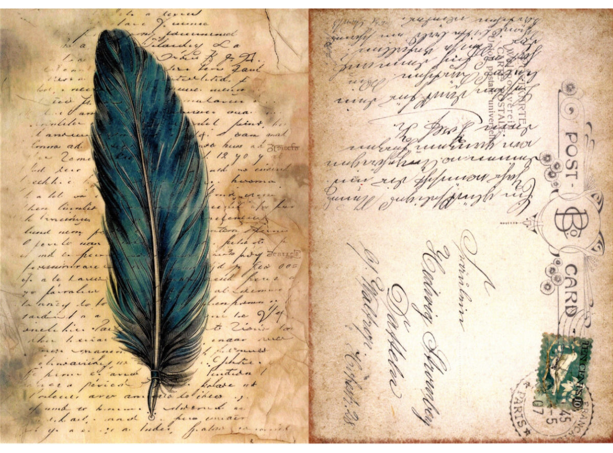 Vintage Birds Rice Paper Kit