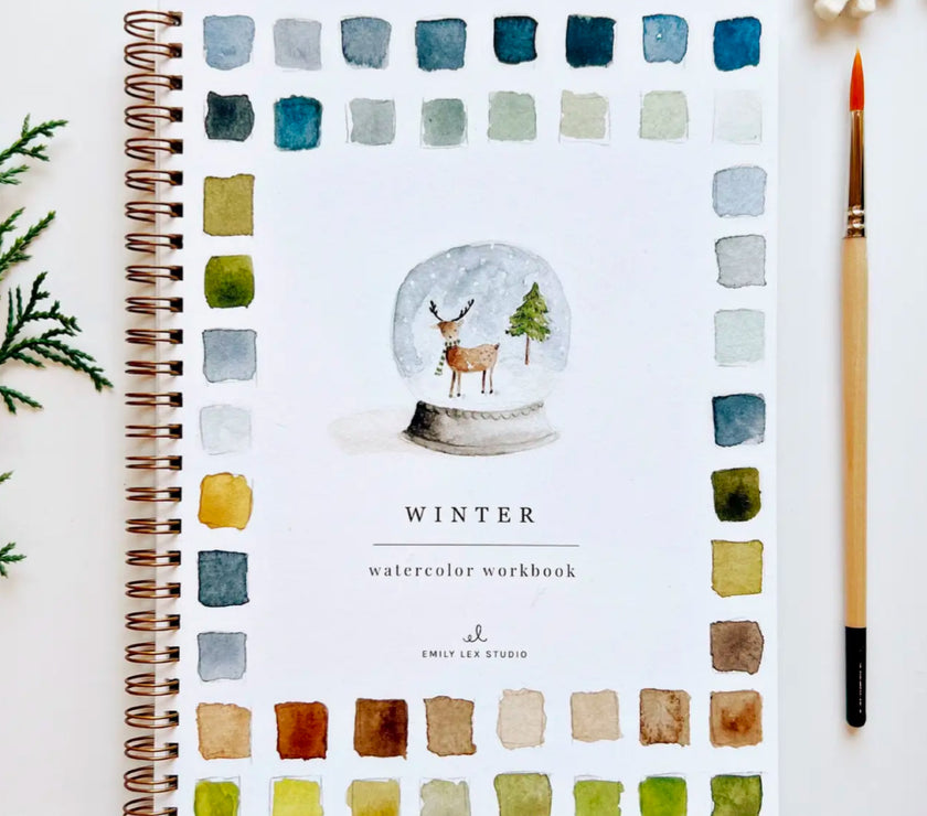 Emily Lex Watercolor Workbooks and Brushes