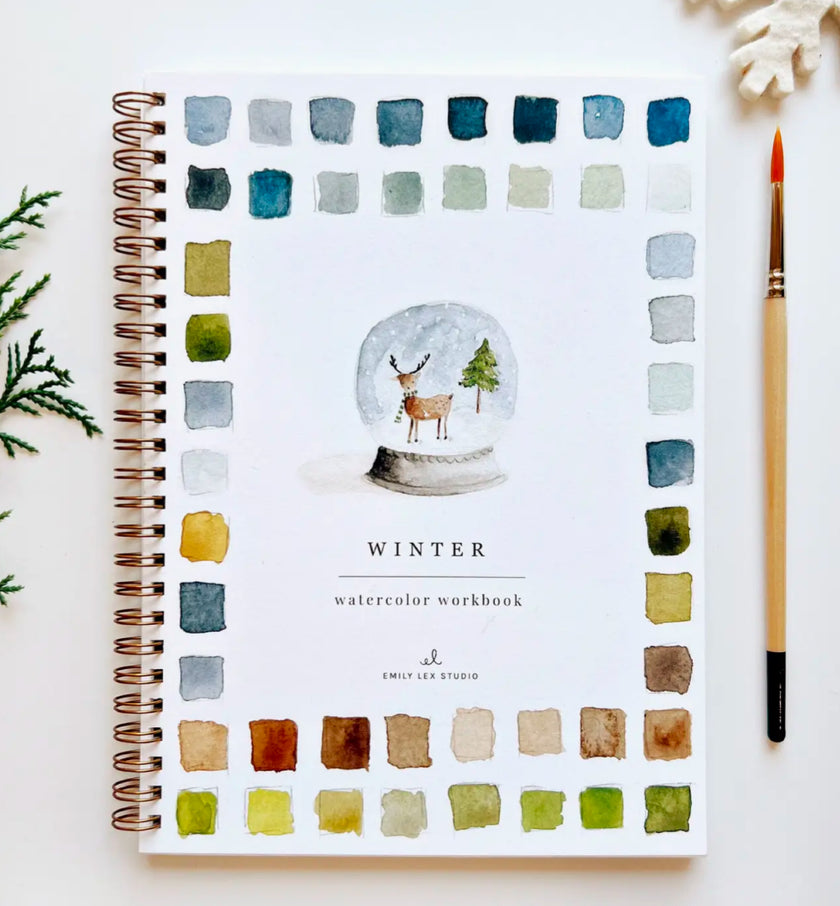 Emily Lex Watercolor Workbooks and Brushes