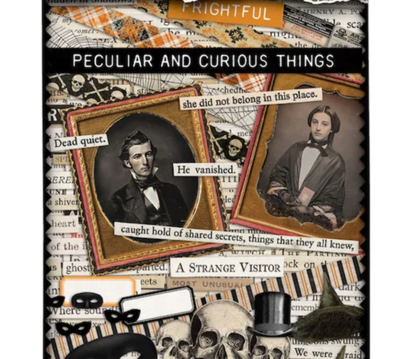 Tim Holtz Ideaology Sticker Book 2025 Halloween