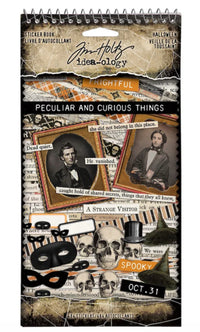 Tim Holtz Ideaology Sticker Book 2025 Halloween
