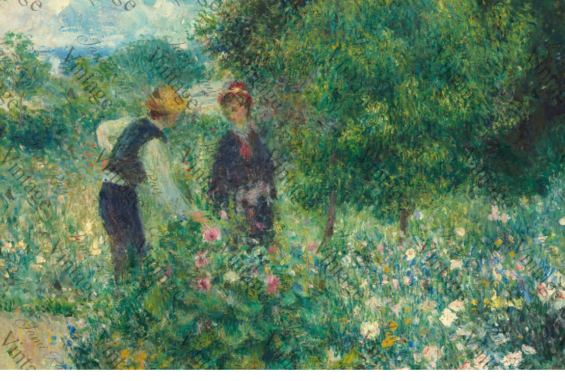 Picking Flowers | JRV large Rice Paper