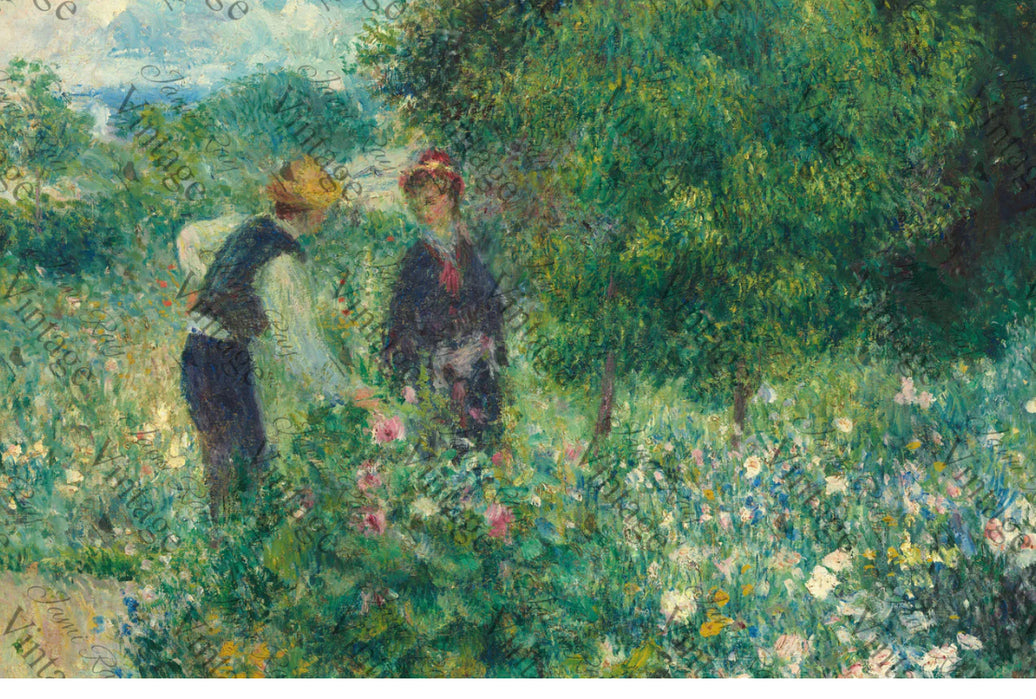 Picking Flowers | JRV large Rice Paper