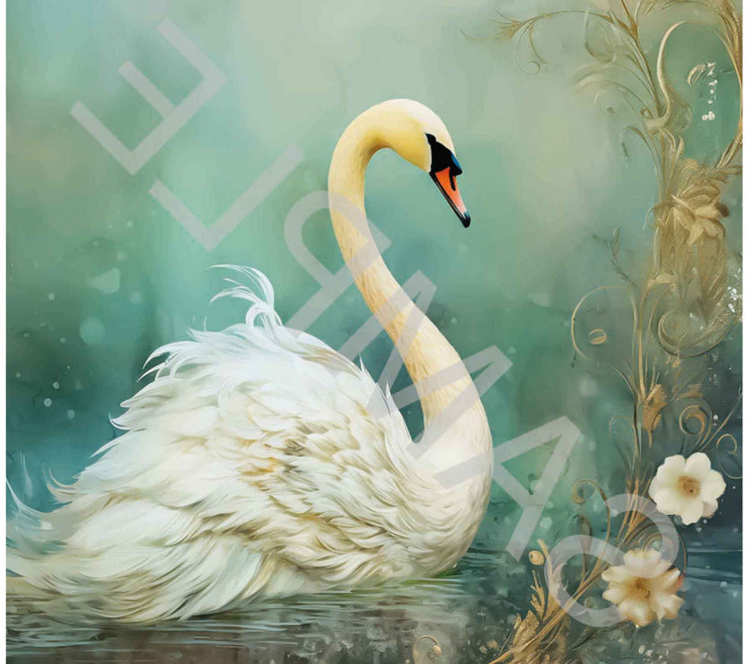 Dreamscape Swan Right Facing