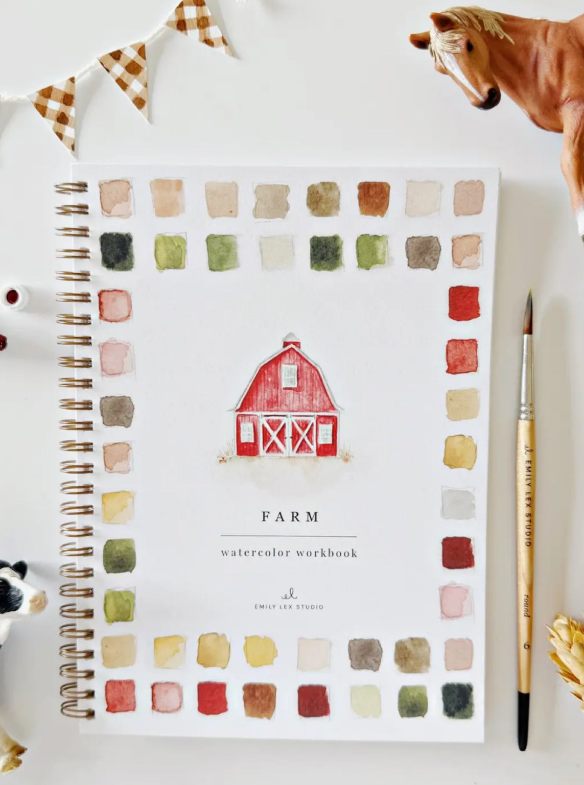 Emily Lex Watercolor Workbooks and Brushes