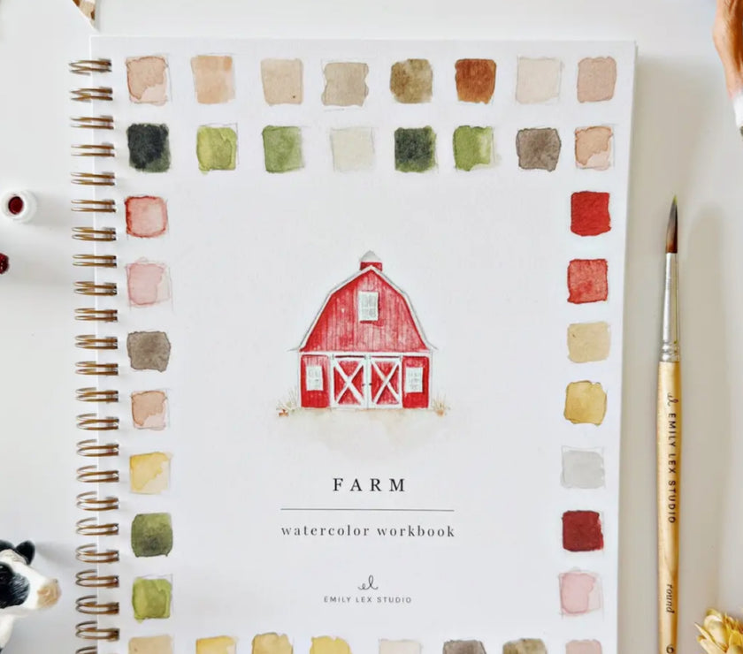 Emily Lex Watercolor Workbooks and Brushes