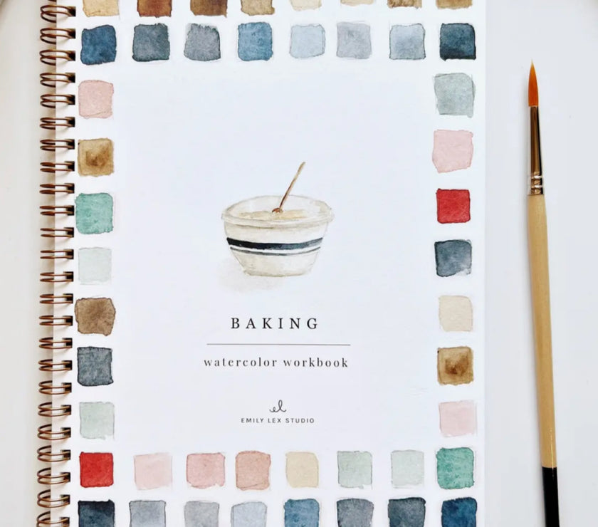 Emily Lex Watercolor Workbooks and Brushes