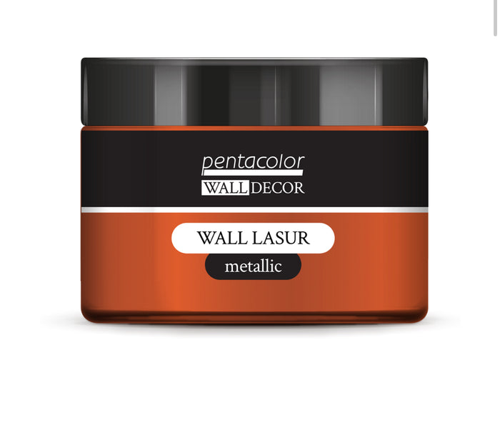 Pentart Wall Lasur metallic 150 ml, design by Pentart, nan, for decoupage and crafting