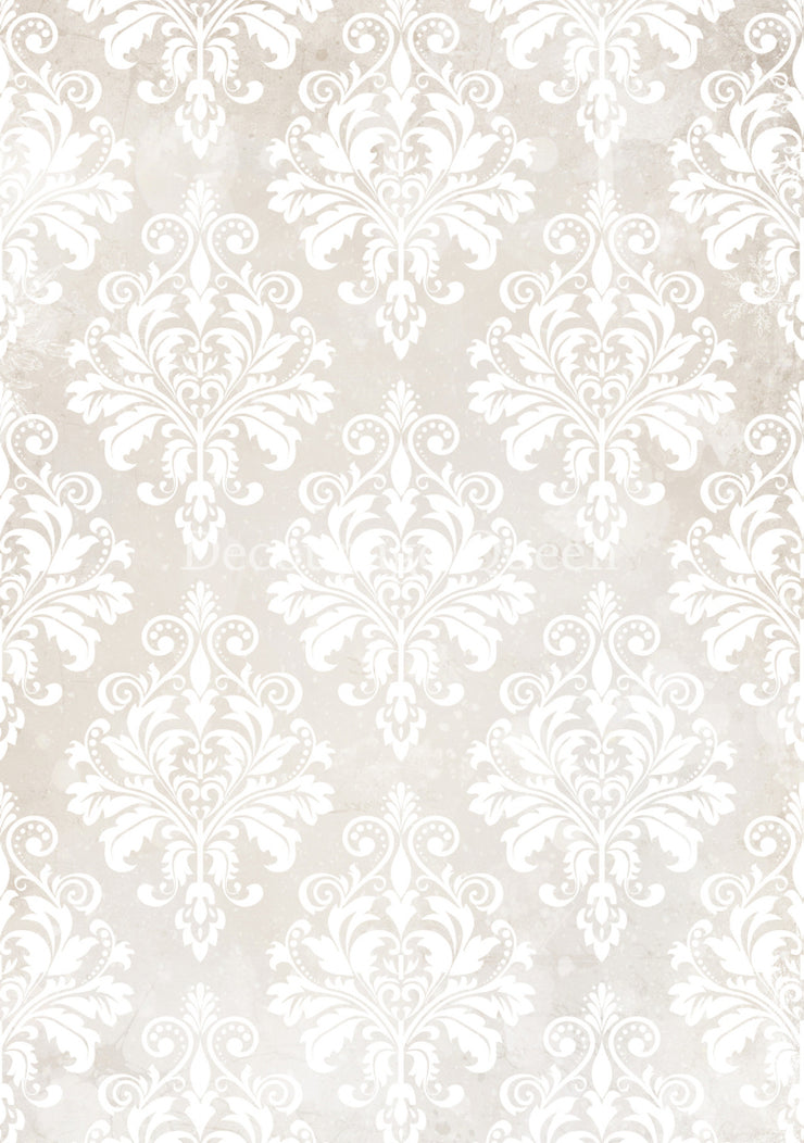 Cream Damask