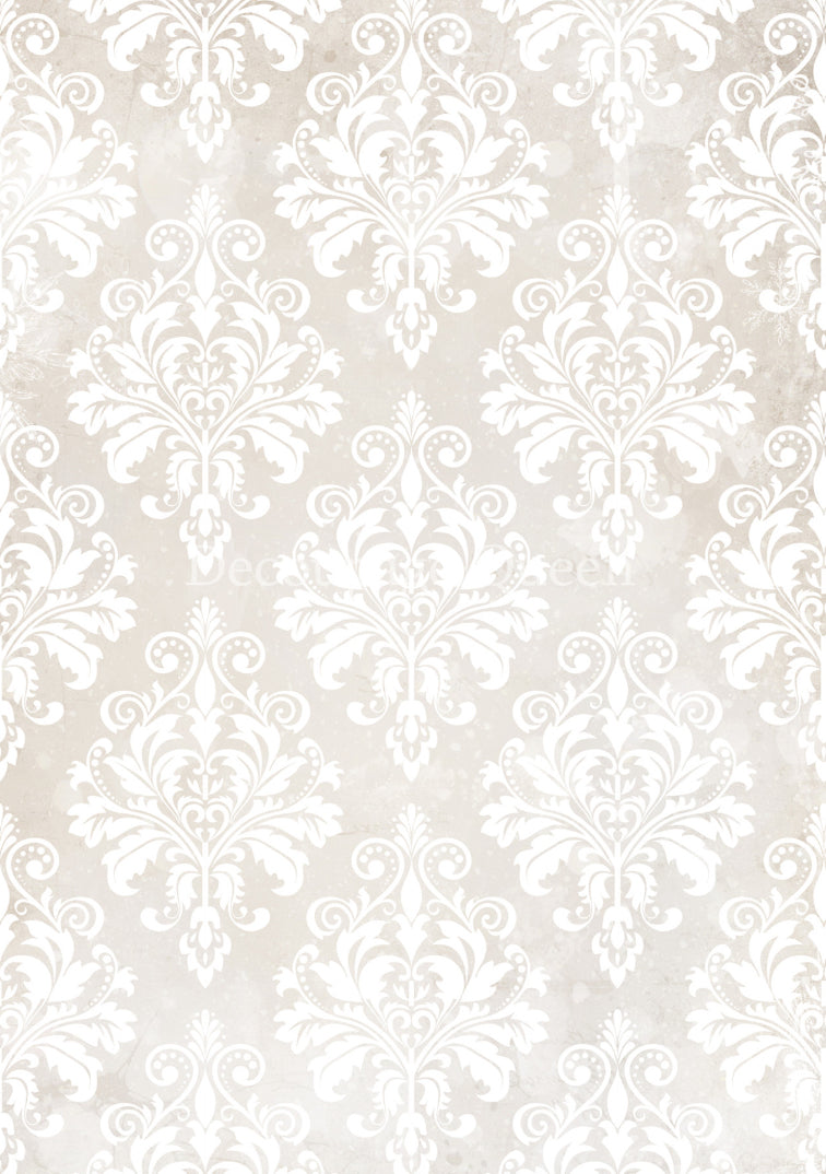 Cream Damask