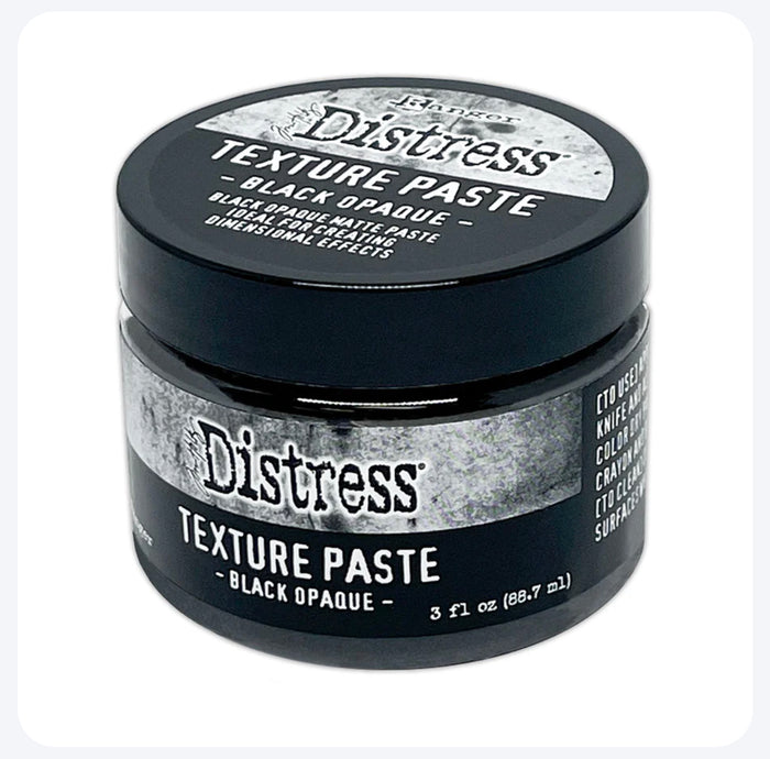Tim Holtz Halloween Texture Paste, Black Opaque