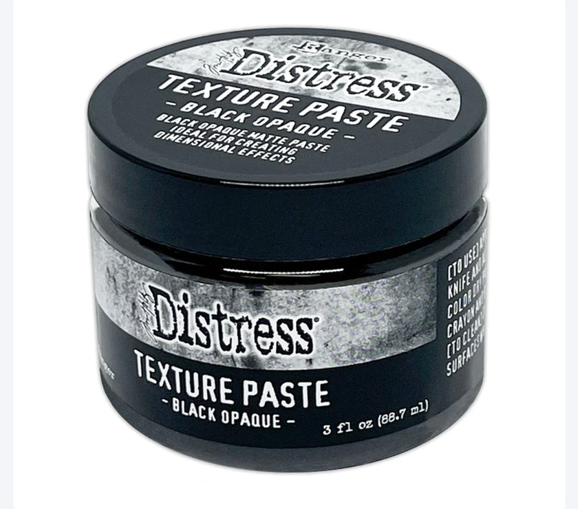 Tim Holtz Halloween Texture Paste, Black Opaque