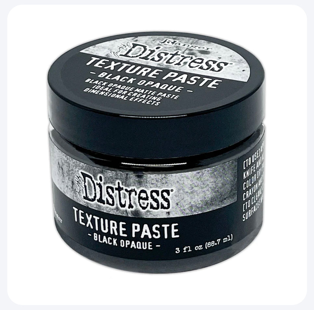 Tim Holtz Halloween Texture Paste, Black Opaque