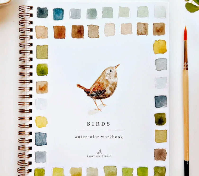 Emily Lex Watercolor Workbooks and Brushes