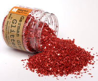 Valentines' Day Colors - 70 Grit Chunky German Glass Glitter - Set of 3 Jars - About 4 oz