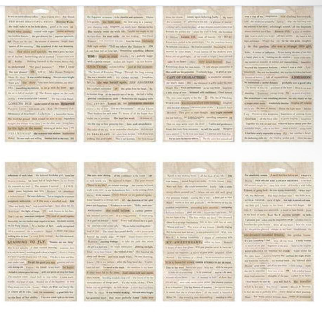 Tim Holtz Clippings Sticker Book