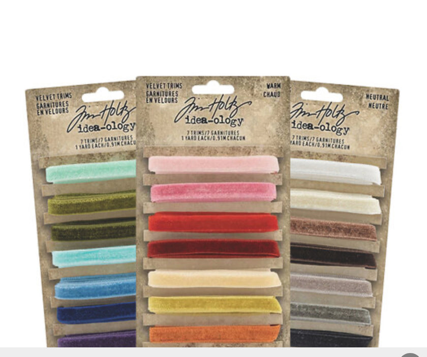 Tim Holtz Velvet Trims