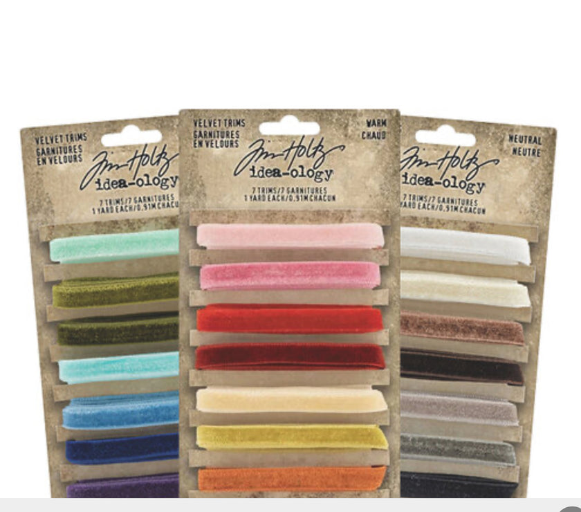 Tim Holtz Velvet Trims
