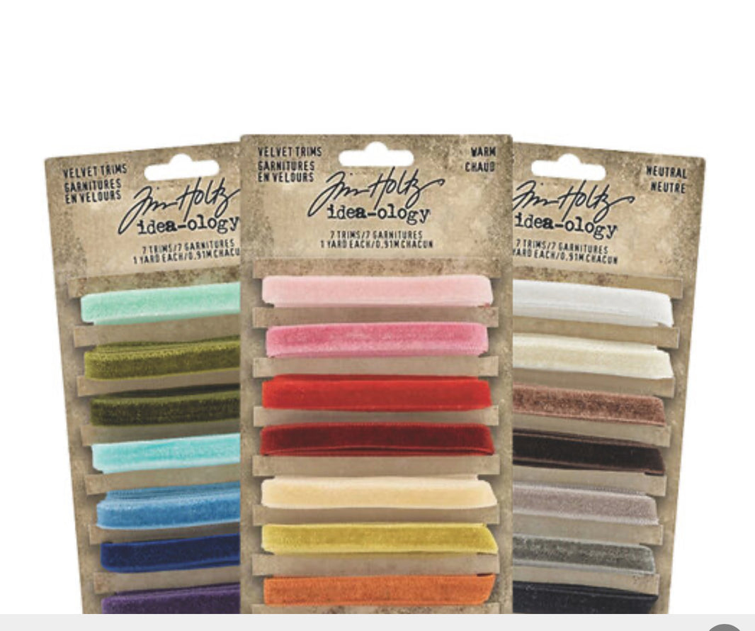 Tim Holtz Velvet Trims