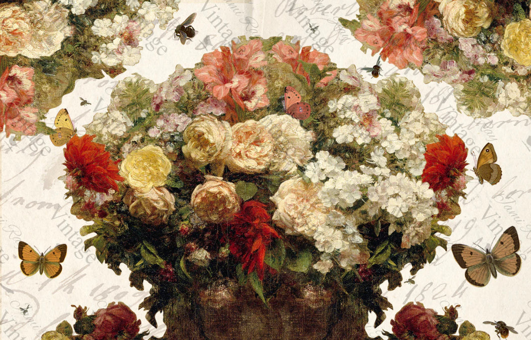 Bouquet of Flowers| JRV large Rice Paper