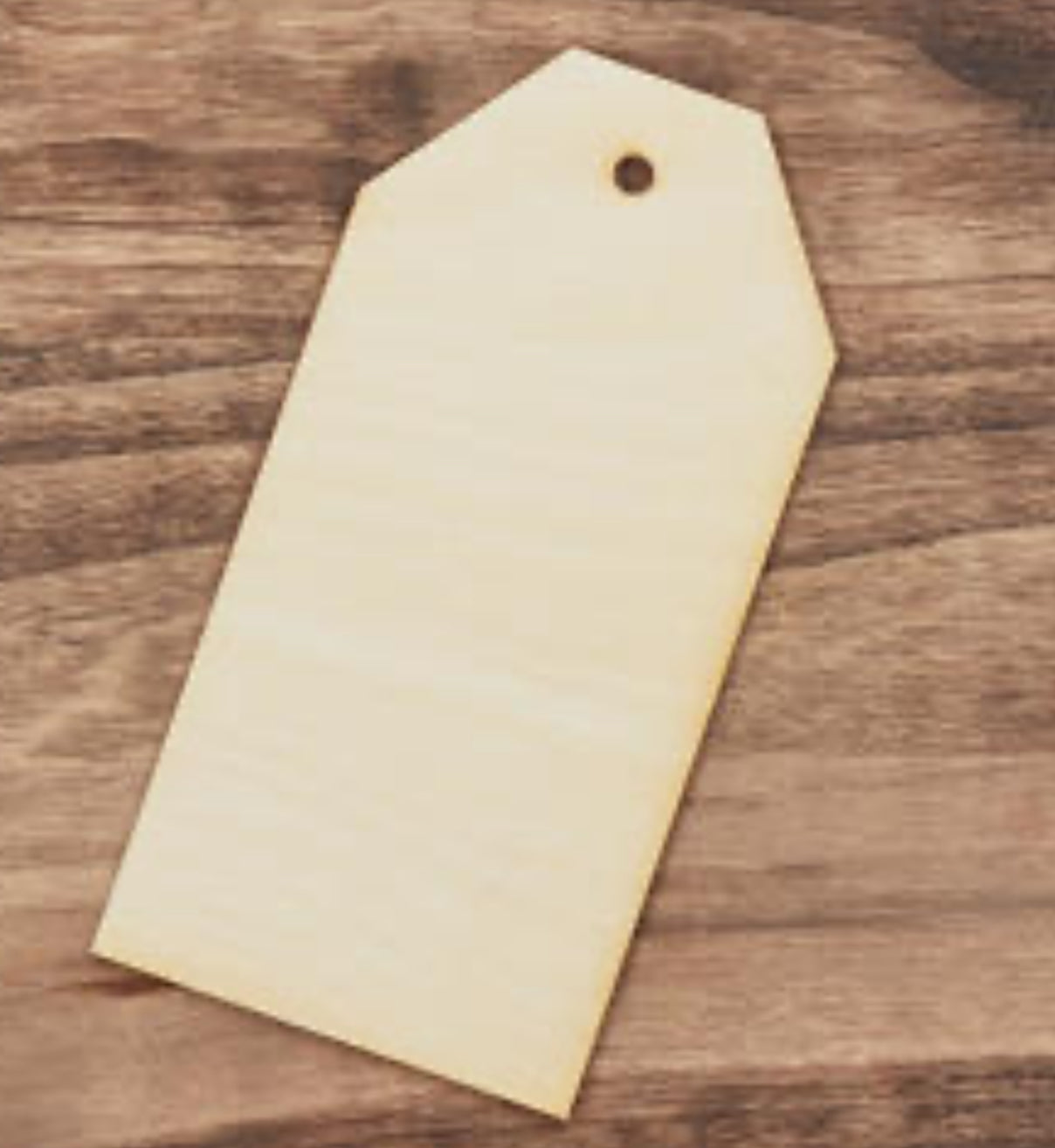 Set of 6 Wood Tags