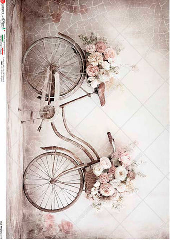 Shabby Chic Floral Bicycle